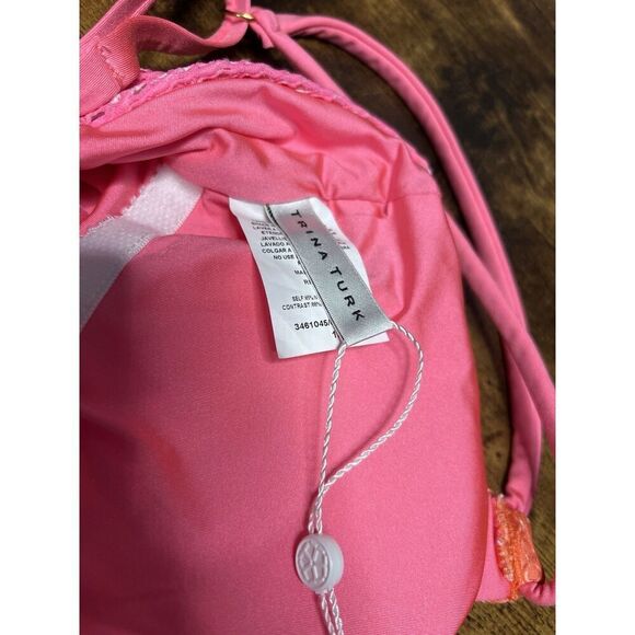 TRINA TURK  Sun Opal One-Piece Swimsuit, Pink Ombré, Women's Size 12, NWT! - Picture 9 of 10